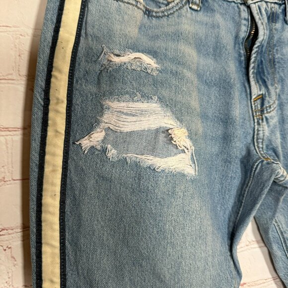 ABERCROMBIE & FITCH RACING STRIPED LANGDON SLIM 31W 30L - Picture 3 of 16